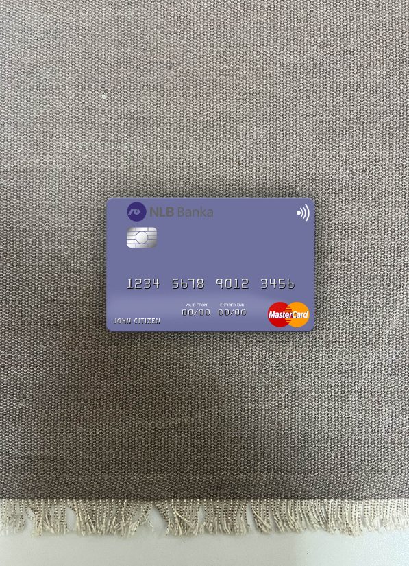 Download Montenegro NLB Banka a.d. Podgorica mastercard photolook front Photoshop template